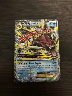 Pokemon M Gyarados EX XY Breakpoint Ultra Rare Holo Card 27/122 - Image 1