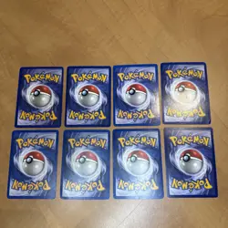 8X Bundle Pokemon TCG Kabuto Fossil Cards 50/62 Regular LP / MP - Image 2