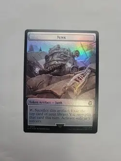 MTG - Zombie Mutant / Junk Token Foil PIP #0007 - Image 3