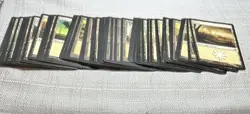 Magic the Gathering White Lands Mixed Lot of (62) LP Lightly Played MtG - Image 1