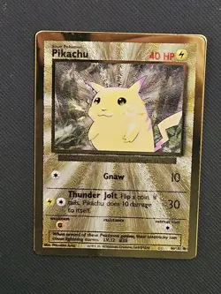 Gold Metal Pikachu Card 58/102 Pokemon Celebrations 25th Anniversary Pokemon TCG - Image 4
