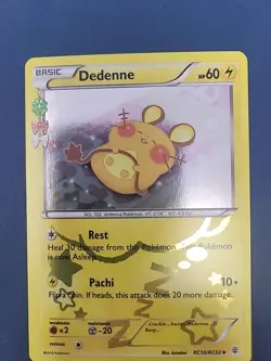 Pokemon TCG: Dedenne RC10/RC32 XY Generations Radiant Collection Holo - Image 1
