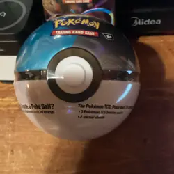 1x Pokemon TCG Moon Ball Tin (D25) with 3 Booster Packs + 2 Sticker Sheets - Image 3