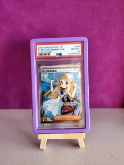 2025 POKEMON JPN M1L-MEGA BRAVE SUPER RARE #086 LILLIE'S DETERMINATION PSA 10 - Image 1