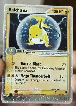 Pokemon Raichu ex 98/100 Sandstorm Holo - Image 1