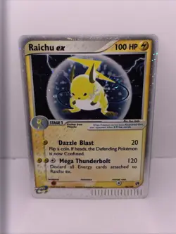 Pokemon Raichu ex 98/100 Sandstorm Holo - Image 3