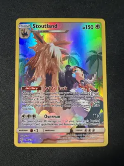 Pokemon TCG Stoutland - 248/236 SM Cosmic Eclipse Secret Rare Lightly Played ENG - Image 1