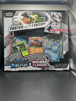Pokemon Schwarze Blitze & Weisse Flammen Poster Kollektion Geoffnet - Image 1