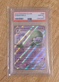 Gardevoir Ex Pokemon Scarlet & Violet SVI EN #086 (PSA 10) Gem Mint, New Slab! - Image 1