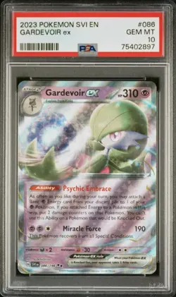 Gardevoir Ex Pokemon Scarlet & Violet SVI EN #086 (PSA 10) Gem Mint, New Slab! - Image 4
