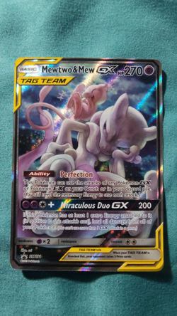 Potential PSA 10 2019 POKEMON SM BLACK STAR PROMO SM191 MEWTWO & MEW GX Ungraded - Image 1