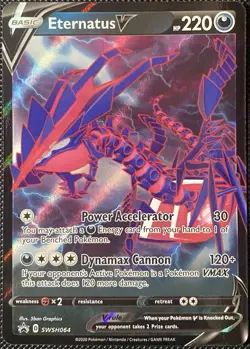 Eternatus V SWSH064 SWSH: Sword & Shield Promo Cards Holo - Pokemon Card - Image 1