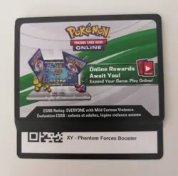 10x Pokemon TCG LIVE Booster Code Cards Phantom Forces Sent via Message - Image 1