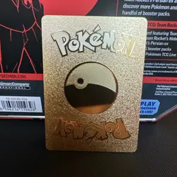 Pokemon Garchomp V 200hp Gold Foil Fan Art Collector Card TCG Cynthia's Garchomp - Image 2