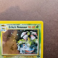 Erika's Venusaur 4/132 Pokemon Gym Challenge Holo Rare Card - LP - Image 3