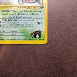 Erika's Venusaur 4/132 Pokemon Gym Challenge Holo Rare Card - LP - Image 5