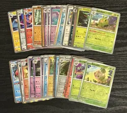 Pokemon TCG Holo Reverse Holo 33 Card Lot White Flare Rare SV WHT Scarlet Violet - Image 1