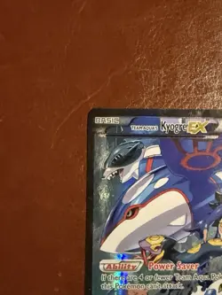 Pokemon TCG Team Aqua's Kyogre-EX Double Crisis Holo Card 6/34 - Image 2