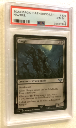 PSA 10 - Nazgul - LOTR Lord of the Rings - Tales From Middle Earth - MTG #339 - Image 1