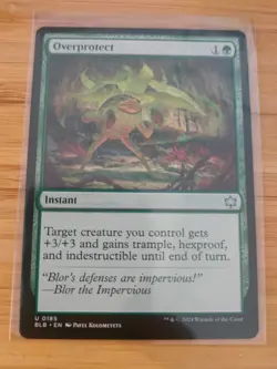MTG Overprotect 0185 Bloomburrow M/NM Free UK P&P - Image 1