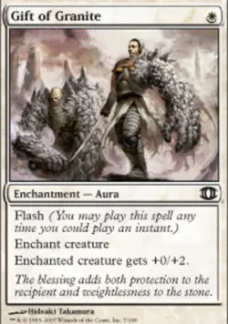 Gift of Granite Light Play, English Magic the Gathering MTG Future Sight - Image 1