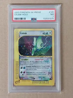 Pokemon Celebi Skyridge 145/144 Secret Rare GRADED PSA 7 NM (132531375) - Image 1