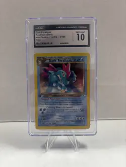 Pokemon Dark Feraligatr Neo Destiny 1st Edition Holo Rare #5 CGC 10 Gem - Image 1