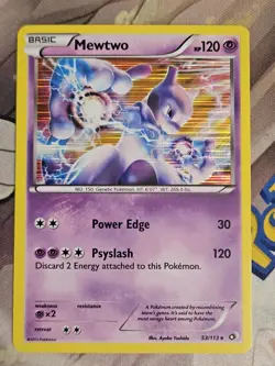 Mewtwo 53/113 Holo Pokemon TCG Black & White Legendary Treasures VLP - Image 1