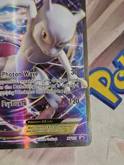 Mewtwo EX XY125 Full Art Black Star Promo Holo Full Art Rare Pokemon TCG MP - Image 5