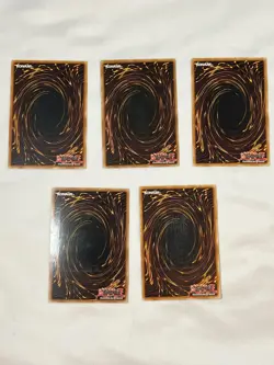 Yugioh Ultimate Rare Lot Of 5 Unlimited 1st Edition LP-HP - Image 2