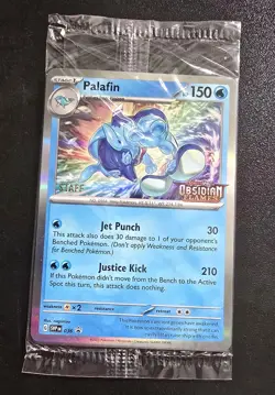 Pokemon TCG Obsidian Flames Staff Promo 4 Cards Sealed - Image 4