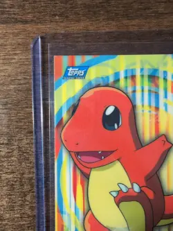 Pokemon Topps 2000 Sticker Card Charmander - Image 3