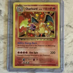 Pokemon TCG Charizard Evolutions Holo Rare Card 11/108 LP+ Pokemon Nintendo 2016 - Image 1
