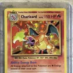 Pokemon TCG Charizard Evolutions Holo Rare Card 11/108 LP+ Pokemon Nintendo 2016 - Image 2