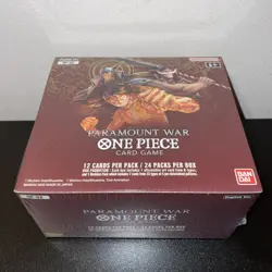 One Piece Card Game OP-02 Paramount War Booster Box English FULLY SEALED op02 - Image 1
