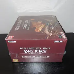 One Piece Card Game OP-02 Paramount War Booster Box English FULLY SEALED op02 - Image 2