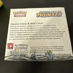 Pokemon Booster Box FAKE - Sun And Moon Lost Thunder Fake Not Real - Image 2