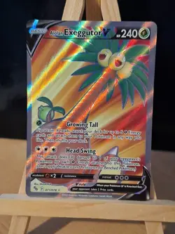 Alolan Exeggutor V (Full Art) 071/078 Pokemon GO Holo - Image 1