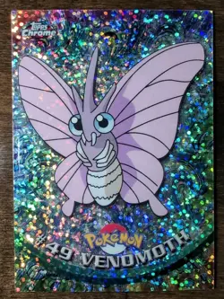 Pokemon Topps Chrome 2000 Sparkle-Chrome Venomoth NM - Image 1