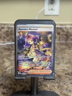 Pokemon TCG Acerola's Mischief SIR: Mega Evolutions 183/132 NM - Image 1