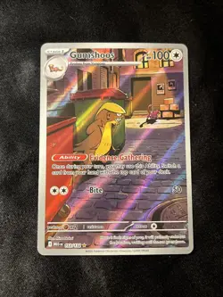 Gumshoos 153/132 Illustration Rare ME01: Mega Evolution Pokemon TCG Near Mint - Image 1