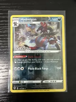 Pokemon Sealed Hydreigon Thank You Promo 110/189 Holofoil - Image 1