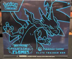 Pokemon Center ETB Mega Evolution Phantasmal Flames Elite Trainer Box - Image 1