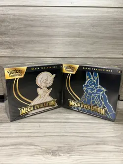 Pokemon TCG Mega Evolution Elite Trainer Box ETB Set of 2 **New Sealed** - Image 1