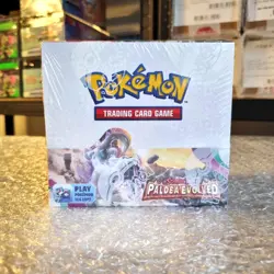 SV02 Paldea Evolved Booster Box (36 Packs) - English Pokemon TCG Factory SEALED - Image 1