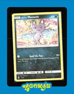 Alolan Meowth 10/12 Pokemon Mcdonalds 2019 Holo - Image 1