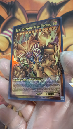 Cartes Toon The Legendary Toon Exodia le maudit ACG Waifu Card Holo Anime Yug V3 - Image 2