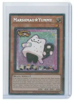 YUGIOH! Marshmao Yummy DOOD-EN024 Secret Rare Pack Fresh - Image 1