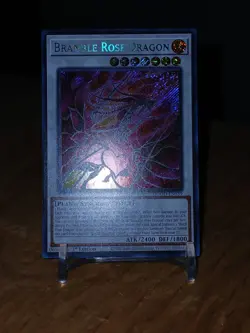 Yugioh Bramble Rose Dragon DOOD-EN039 Secret Rare 1st Ed Near Mint - Image 3