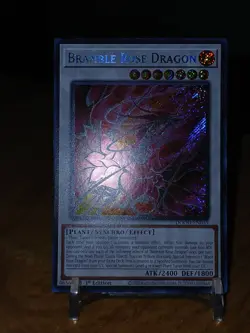 Yugioh Bramble Rose Dragon DOOD-EN039 Secret Rare 1st Ed Near Mint - Image 4